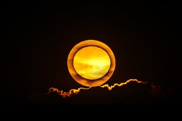 Poster - Minimalist depiction of a sun with radiating lines, showing the impact of solar heat in a clean, simple form, symbolizing simplicity and warmth