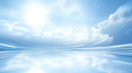 Wall Mural - Abstract blue sky background