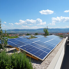 Wall Mural - solar panels photovoltaic energy
