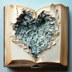 Poster - Opened book
