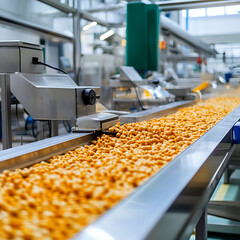 Aufkleber - Production line in a food industry
