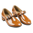 © Wattana - Classic Mary Janes with a single strap and rounded toe, designed for a timeless look. isolated on transparency background