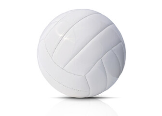 volleyball ball isolated on white background. this has clipping path.