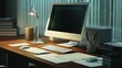 © Bold24 - stock photo of office table, computer, paper