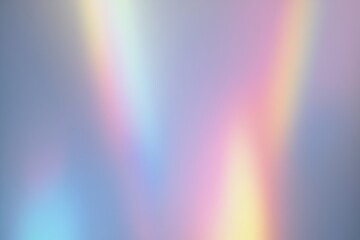 Wall Mural - ethereal abstract background with soft pastel colors and light refractions for creative design.