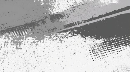 Poster - Abstract gray and white paint splatter background texture.