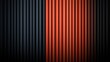 © panumas - Black and red striped wall. The black stripes are on the left and the red stripes are on the right