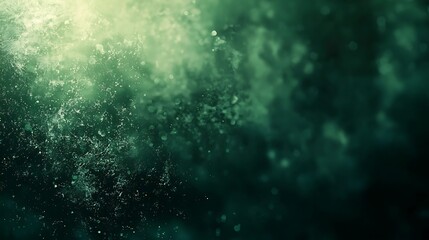 Wall Mural - A dark blurry paper background featuring a green gradient.