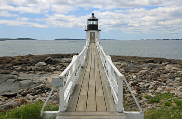 Wall Mural - Marshall Point Light Station - Forrest Gump movie location, Maine