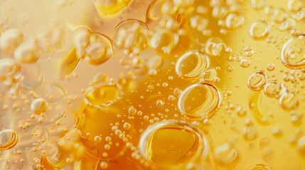 Poster - Thick gel consistency with tiny air bubbles and smooth texture