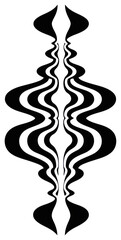 Wall Mural - PNG Lighthouse abstract white logo.