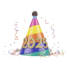 Wall Mural - 2025 Celebration Hat