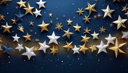 Wall Mural - stars background