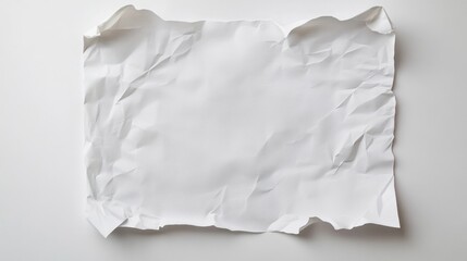 Wrinkled White Paper