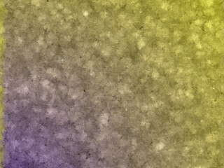 a textured abstract background with a gradient of colors from purple to yellow, with a subtle pattern of small, irregular shapes.