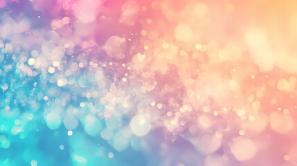 Wall Mural - abstract pastel holographic blurred grainy gradient banner background texture. colorful digital grai