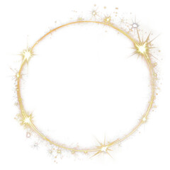 Wall Mural - PNG Circle outlines light astronomy fireworks outdoors.