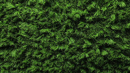 Close-up view of dense green dill leaves forming a natural textured background pattern.