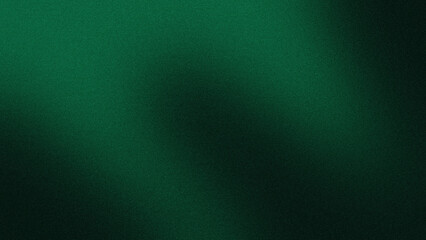 Green abstract background with empty space, blurry green gradations and rough texture