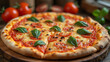 © Venuea Images - pizza with salami and tomatoes
