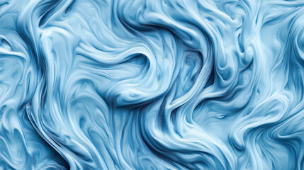 Abstract flowing blue texture with smooth and wavy patterns creating a sense of fluid motion and soft curves.