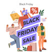 © inspiring.team - Black Friday. Flat Vector Illustration
