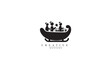 © ab - Christmas Sled, Santa's Sleigh line icon, outline and filled vector sign, linear and full pictogram isolated on white, logo illustration