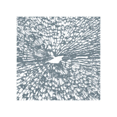 Wall Mural - broken glass effect