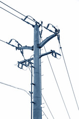 Wall Mural - telephone poles and wires
