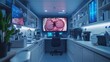 © Ruliyah - Modern laboratory with brain imaging and research equipment.