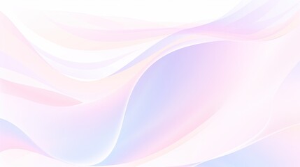 Wall Mural - Minimalist background with fluid, organic shapes in pastel hues, creating a serene and harmonious visual effect.