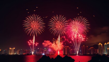 Vibrant fireworks