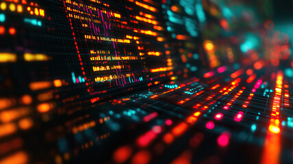Wall Mural - volume shifts and financial indexes illustrating trends in stock and crypto trading