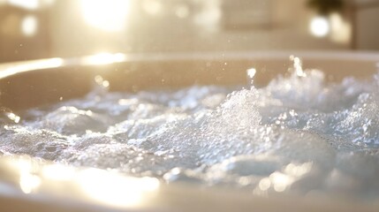 Hot Tub Bubbles in the Sunlight