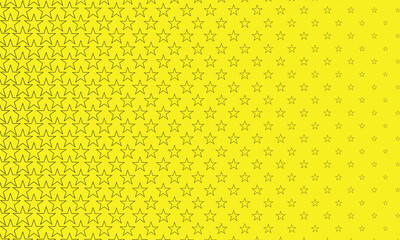 Canvas Print - abstract big to small outline star pattern suitable for banner, poster.
