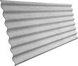 © Shamil - asbestos roofing sheet isolated white background, popular construction and roofing durable and heat chemical resistance