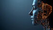 © Cheewynn - Digital human profile made of glowing circuits, blending with a real human face, artificial intelligence, data processing, and innovation concept