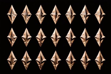 arrowhead pattern a series of arrowheads arranged in a repeating