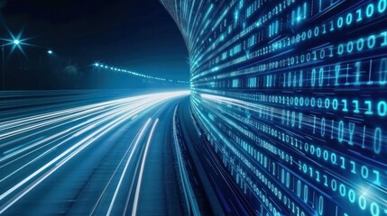 Binary Code and Speed on a Highway