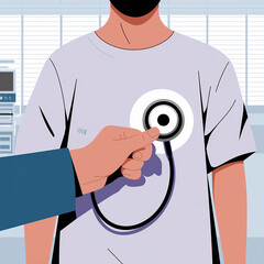 Wall Mural - stethoscope   