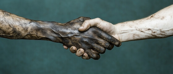 Dirty Hands Shake Hands.