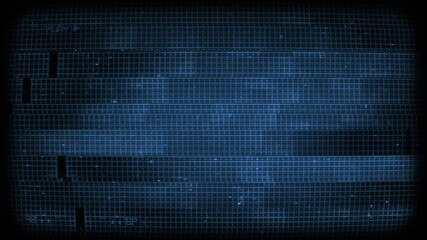 Wall Mural - A looping digital style screen background with data glitch and interference effects.
