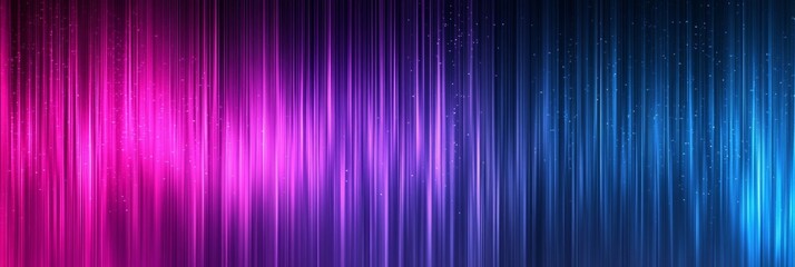 Abstract Glowing Lines in Purple and Blue - Digital Art Background