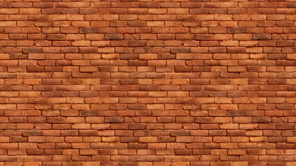 Poster - rustic orange brick texture: close-up of bricks in rustic orange tones with prominent texture and rich earthiness, evoking a warm, southwestern look ideal for cozy decor