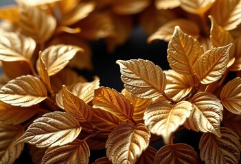 Wall Mural - autumn leaves on the ground