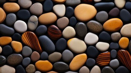 Poster - design pebbles texture