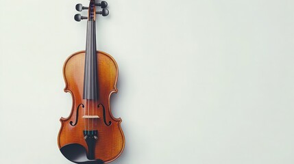 violin isolated on white