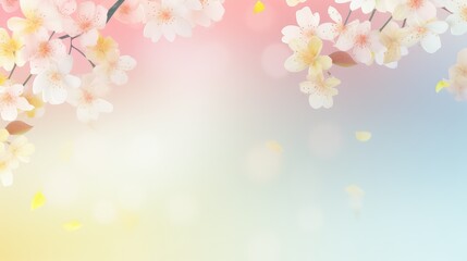 Wall Mural - seamless spring gradient background