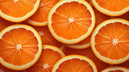 Wall Mural - up oranges pattern