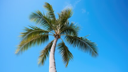 Poster - stunning blue palm tree